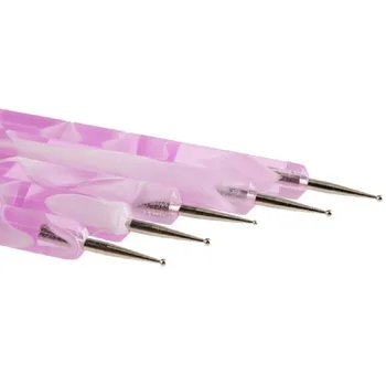Set of 5 Nail Art Dotting Pen Manicure Accessory Kit Pedicure of Nail ArtNail Deco Double Spikes Decor for Nails (Purple 5 PCS
Set of 5 Nail Art Dotting Pen Manicure Accessory Kit Pedicure of Nail ArtNail Deco Double Spikes Decor for Nails (Purple 5 PCS