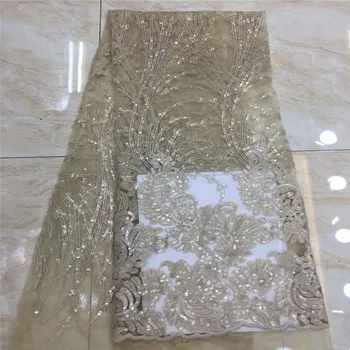 Cassiel 2019 high quality sequence French Nigerian sequins net lace,African tulle mesh sequence lace fabric for dress 5yards/lot
Cassiel 2019 high quality sequence French Nigerian sequins net lace,African tulle mesh sequence lace fabric for dress 5yards/lot