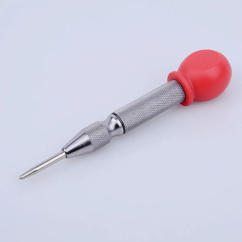 Adjustable Chrome Plated Spring Loaded  Automatic Center Punch Hole Impact 5 inch with Sleeve