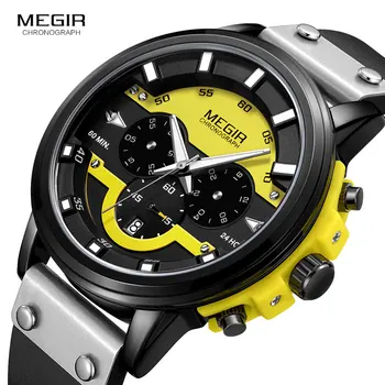 Megir Top Brand Men Army Sport Waterproof Mens Watches Luxury Quartz Wristwatch Clock Hour Erkek Kol Saati Relogio Masculino
Megir Top Brand Men Army Sport Waterproof Mens Watches Luxury Quartz Wristwatch Clock Hour Erkek Kol Saati Relogio Masculino