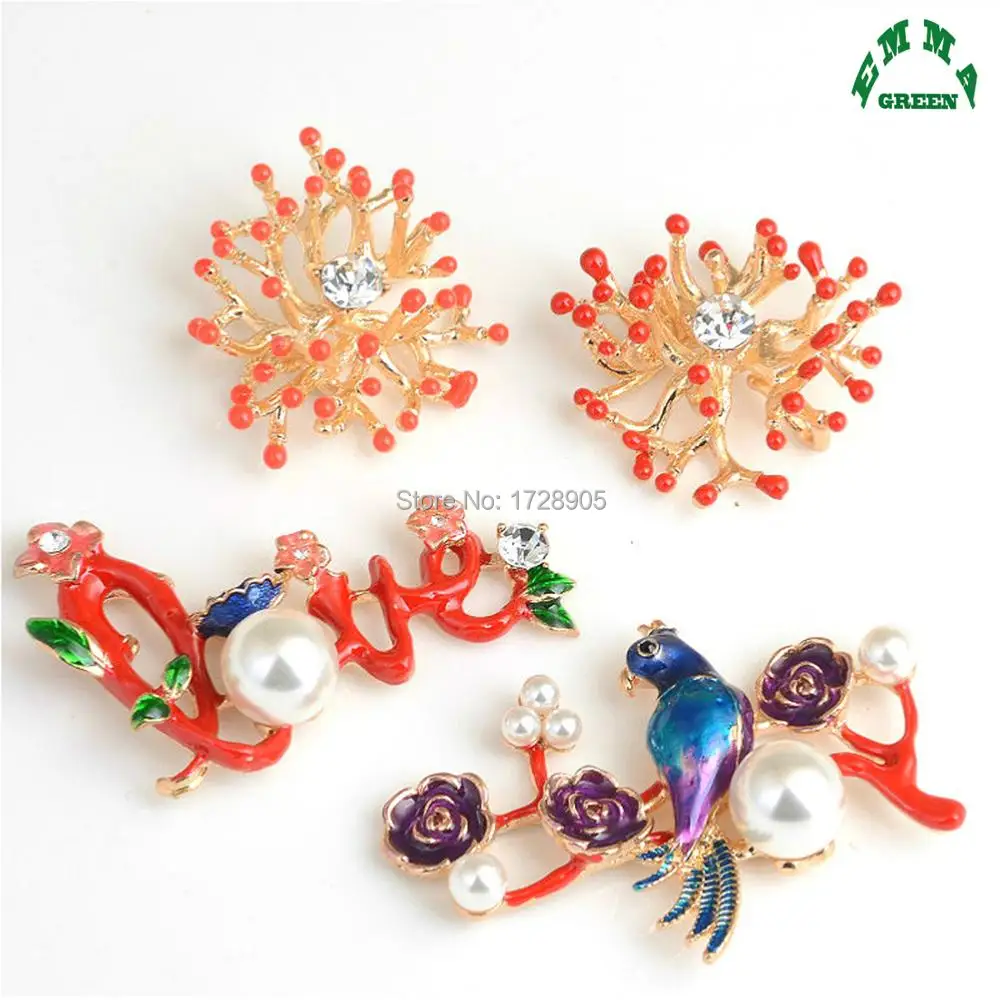 Bird with Branch Love Flower with White Pearl Crystal 5pcs Gold Color Flatback Embellishment Button for Women Jewelry Making
Bird with Branch Love Flower with White Pearl Crystal 5pcs Gold Color Flatback Embellishment Button for Women Jewelry Making
