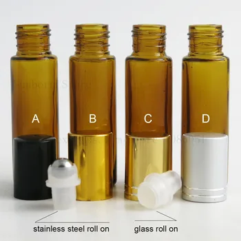 Amber Glass Roller Bottles Roll Bottle with Metal Ball for Essential Oil Aromatherapy Perfumes and Lip Balms Set of 360
Amber Glass Roller Bottles Roll Bottle with Metal Ball for Essential Oil Aromatherapy Perfumes and Lip Balms Set of 360