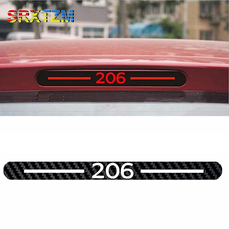 SRXTZM Car-styling Carbon Fiber Vinyl Sticker Car Styling Rear Brake Lights stickers For Peugeot 206 307
SRXTZM Car-styling Carbon Fiber Vinyl Sticker Car Styling Rear Brake Lights stickers For Peugeot 206 307