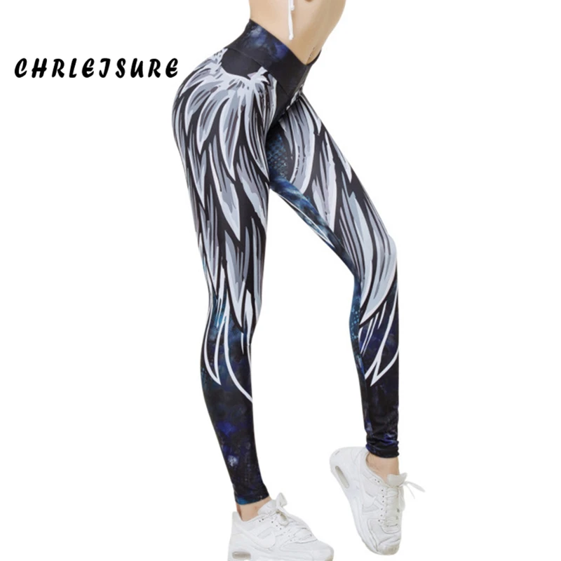 CHRLEISURE Printing Leggings Women 2018 Polyester Europe and the United States Jegging Angel wing Workout Push Up Female legging
CHRLEISURE Printing Leggings Women 2018 Polyester Europe and the United States Jegging Angel wing Workout Push Up Female legging
