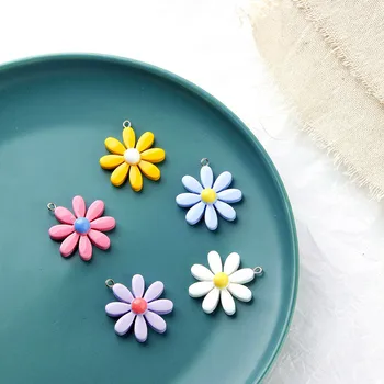Diy Jewelry Accessories Resin Simple Fresh Flowers One Hole Earrings Material Pendant Material 4pcs
Diy Jewelry Accessories Resin Simple Fresh Flowers One Hole Earrings Material Pendant Material 4pcs