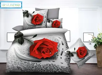 BEST.WENSD Comforter bedding sets reactive printing rose flower 3d bedding set 4pcs bed sheets and pillowcases bed cover sets
BEST.WENSD Comforter bedding sets reactive printing rose flower 3d bedding set 4pcs bed sheets and pillowcases bed cover sets
