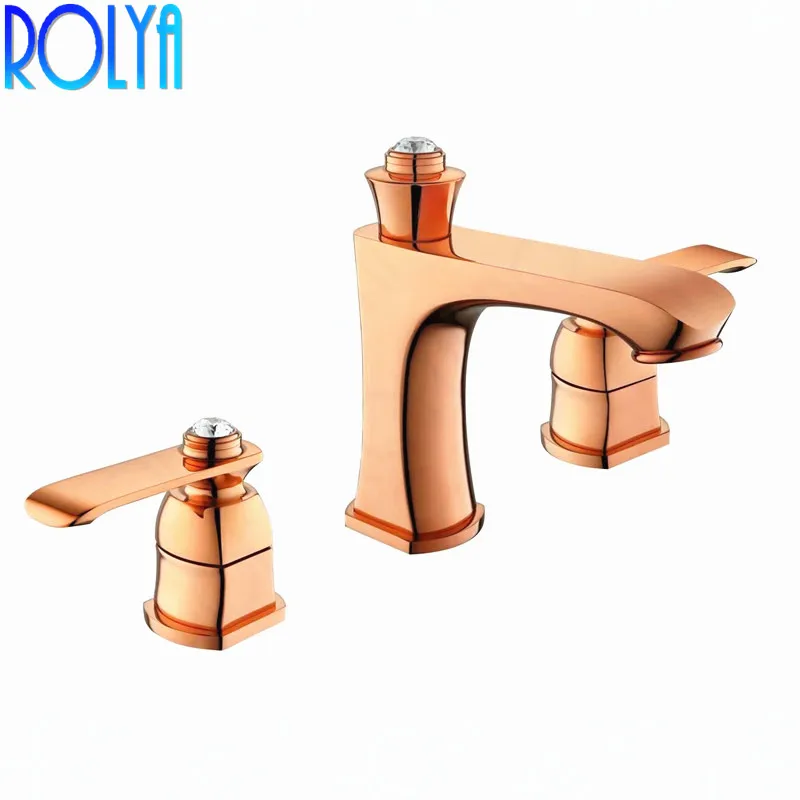 ROLYA Luxurious 8 Inch Widespread Lavatory Bathroom Faucet Basin Mixer Tap Rose Golden/Chrome/ORB/Black
ROLYA Luxurious 8 Inch Widespread Lavatory Bathroom Faucet Basin Mixer Tap Rose Golden/Chrome/ORB/Black