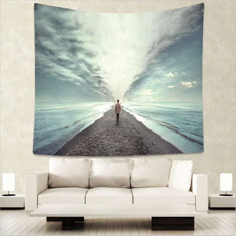 Creative Surreal Tapestry Geometric Printed Wall Hanging Beach Blanket Boho Decor Polyester Wall Decoration Tapestry Beach Mat 
Creative Surreal Tapestry Geometric Printed Wall Hanging Beach Blanket Boho Decor Polyester Wall Decoration Tapestry Beach Mat