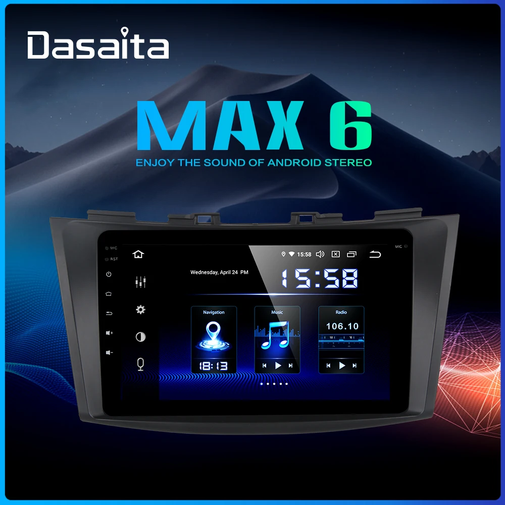 Dasaita 9" Car Multimidia Android 9.0 for Suzuki Swift 2011 2012 2013 2014 2015 Bluetooth 1080p Video Car Stereo MAX6
Dasaita 9" Car Multimidia Android 9.0 for Suzuki Swift 2011 2012 2013 2014 2015 Bluetooth 1080p Video Car Stereo MAX6