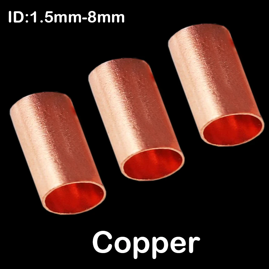 5mm 6mm 7mm 8mm ID 12mm Length Copper Naked Non-Insulating Connector Tube Sleeve Ferrule Cable Lug Cord End Crimp Terminal
5mm 6mm 7mm 8mm ID 12mm Length Copper Naked Non-Insulating Connector Tube Sleeve Ferrule Cable Lug Cord End Crimp Terminal