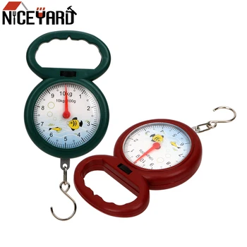 NICEYARD Portable 10kg Mini Pointer Hook Hanging Scales Weighing Scales for Fishing Pocket Luggage
NICEYARD Portable 10kg Mini Pointer Hook Hanging Scales Weighing Scales for Fishing Pocket Luggage