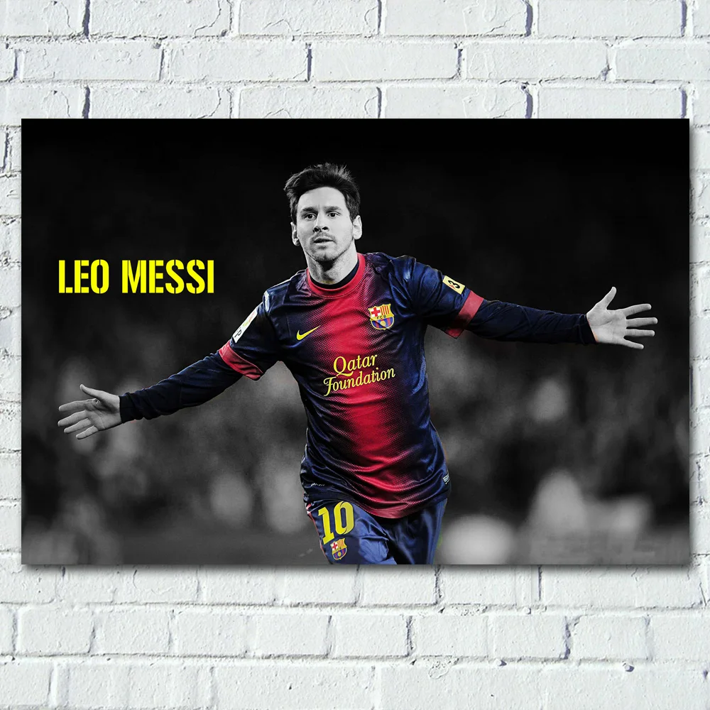 

Barcelona Soccer Lionel Messi Football Posters Wall Art Picture Canvas Prints Art Paintings For Living Room Decor