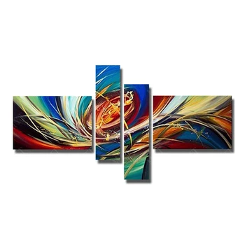 Hot Sale Beautiful Color Pictures Abstract 4 Peices Knife Painting Living Room Wall Decor Canvas Pictures No Framed
Hot Sale Beautiful Color Pictures Abstract 4 Peices Knife Painting Living Room Wall Decor Canvas Pictures No Framed