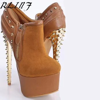 RLINF Super High Waterproof Platform Hate High Rivet Suede Shoes 2018 size 34-46
RLINF Super High Waterproof Platform Hate High Rivet Suede Shoes 2018 size 34-46