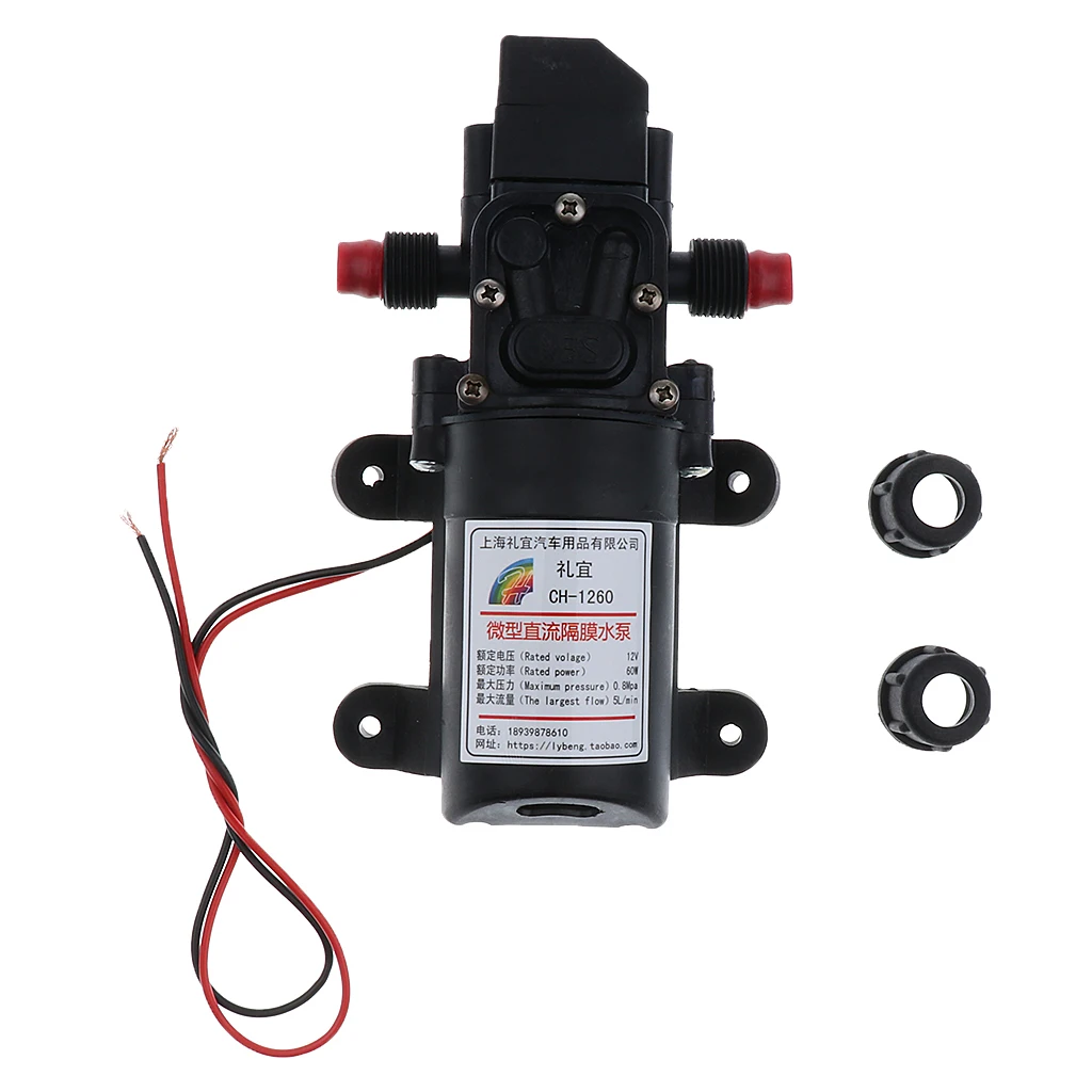 Car Washer Pump 5L/Min 12V 60W Diaphragm Pump Self-Priming Caravan RV Boat Marine Yacht Water Diaphragm Pump Car Accessories
Car Washer Pump 5L/Min 12V 60W Diaphragm Pump Self-Priming Caravan RV Boat Marine Yacht Water Diaphragm Pump Car Accessories