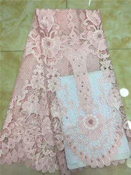 2019 Latest Pink Peony Flower African French Lace Net Fabric High Quality Nigeria Lace Fabrics With Beads velvet For Wedding
2019 Latest Pink Peony Flower African French Lace Net Fabric High Quality Nigeria Lace Fabrics With Beads velvet For Wedding