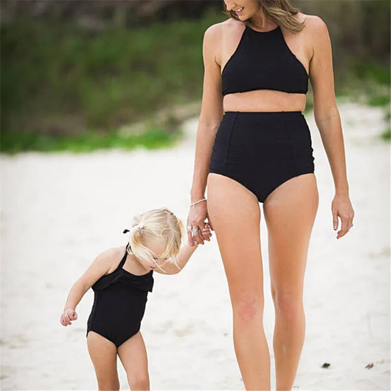 Fashion Parent-child Bikini Set 2018 Summer Kids Women High Waist Swimsuit Mother And Daughter Matching Swimwear Bathing Suit
Fashion Parent-child Bikini Set 2018 Summer Kids Women High Waist Swimsuit Mother And Daughter Matching Swimwear Bathing Suit
