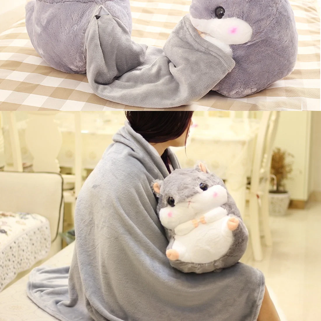 Worm Cute Hamster Hold Pillow Blanket Home Decoration Bedding Coral Wool Blanket Office Travel Cushion Blankets Birthday Gifts
Worm Cute Hamster Hold Pillow Blanket Home Decoration Bedding Coral Wool Blanket Office Travel Cushion Blankets Birthday Gifts