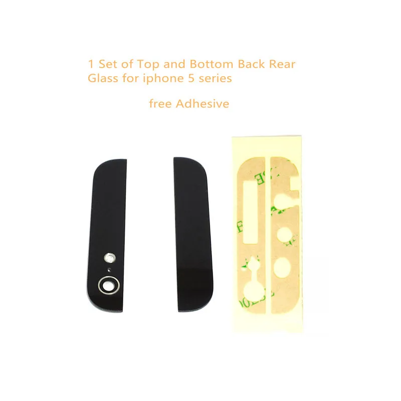 Back Rear Glass Camera Flash lens Top and Bottom Replacement Panel For iPhone 5 5S SE Black White
Back Rear Glass Camera Flash lens Top and Bottom Replacement Panel For iPhone 5 5S SE Black White