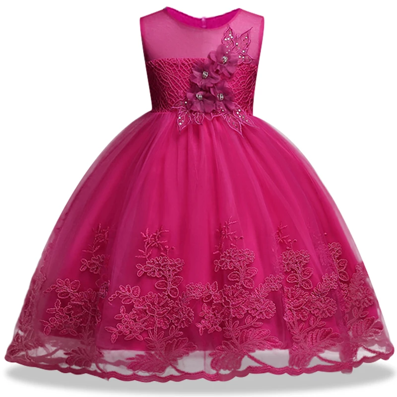 Summer Kids Dress For Girls Birthday Party Dresses lace pearl Flower Wedding Dress Children Clothing Toddler Princess Dresses 
Summer Kids Dress For Girls Birthday Party Dresses lace pearl Flower Wedding Dress Children Clothing Toddler Princess Dresses