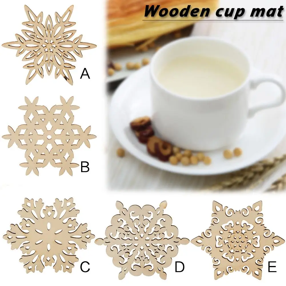 1PC Snowflake Table Mat Wooden Table Pad Beautiful 6 Types Snow Shape Mug Coasters Chic Holder Coffee Tea Drinks Cup Pad
1PC Snowflake Table Mat Wooden Table Pad Beautiful 6 Types Snow Shape Mug Coasters Chic Holder Coffee Tea Drinks Cup Pad