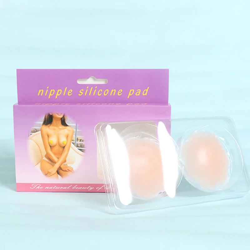 1 Pair Silicone Nipple Cover Bra Reusable Pad Invisible Bra Chest Sticker Silicone Breast Chest Breast Petals Women P2 5
