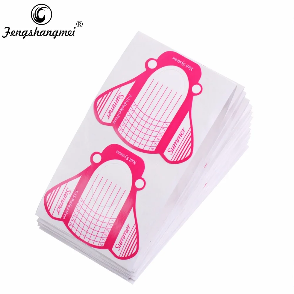 Fengshangmei 100pcs Medium Nail Forms for Nail Extension Frog UV Gel Nail Guide Professional Art Manicure Tools
Fengshangmei 100pcs Medium Nail Forms for Nail Extension Frog UV Gel Nail Guide Professional Art Manicure Tools