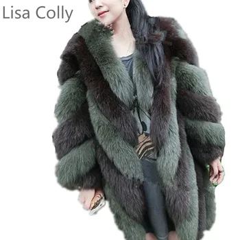 Lisa Colly Women Autumn Winter Fur Coat Long Sleeve Faux Fur Outerwear Lady Long Sleeves Fur Jacket Faux Fur Vest S-4XL Size
Lisa Colly Women Autumn Winter Fur Coat Long Sleeve Faux Fur Outerwear Lady Long Sleeves Fur Jacket Faux Fur Vest S-4XL Size