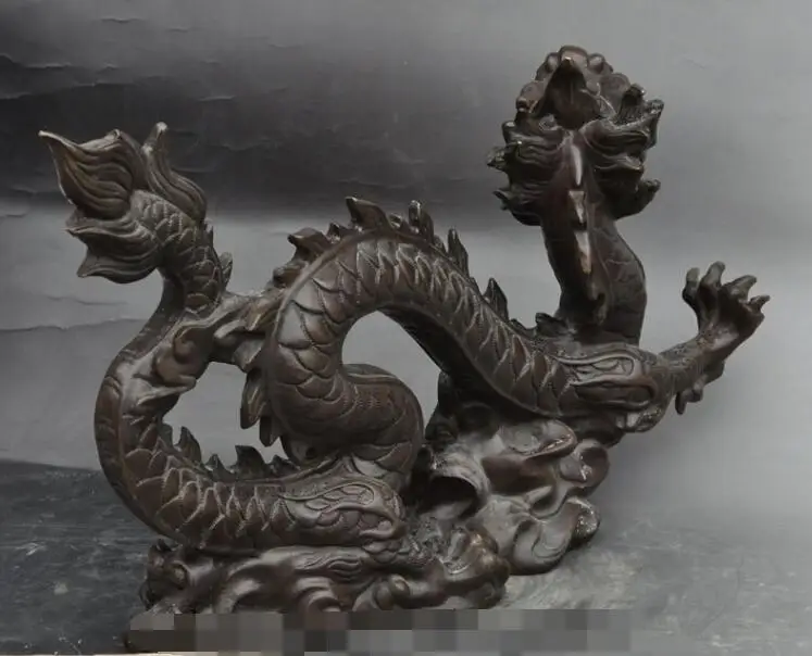 S0704 19" chinese fengshui bronze zodiac animal dragon beast Evil spirits lucky statue
S0704 19" chinese fengshui bronze zodiac animal dragon beast Evil spirits lucky statue