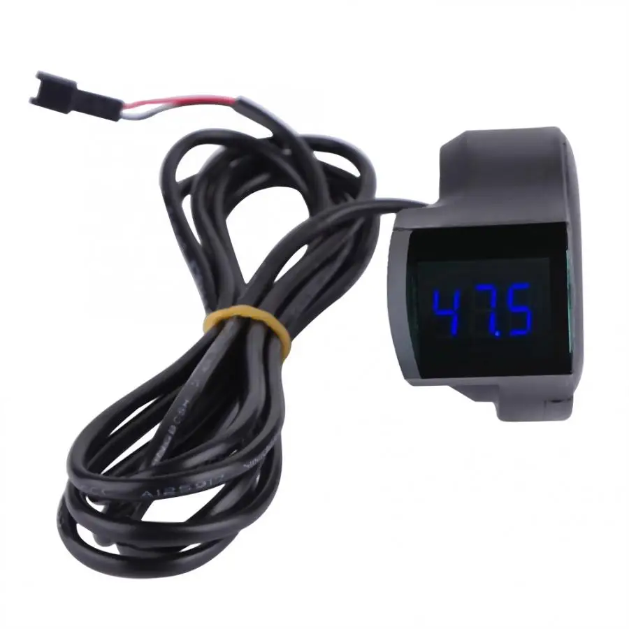 Electric Bike Handle Throttle Voltage Display Meter Digital Voltmeter for Scooter Electric Bicycle Bike Conversion Kits
Electric Bike Handle Throttle Voltage Display Meter Digital Voltmeter for Scooter Electric Bicycle Bike Conversion Kits