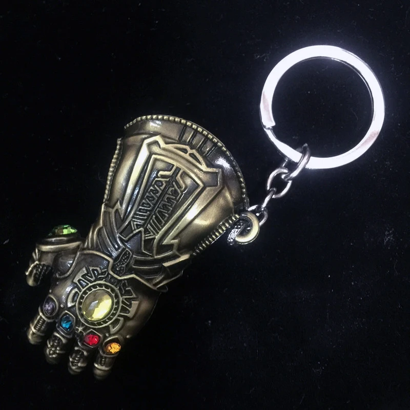 2018 New Marvel Avengers 3 Thanos Infinity Glove Gauntlet Keychain Anime Key Ring for Gift Chaveiro Key Chain Jewelry Porte Clef
2018 New Marvel Avengers 3 Thanos Infinity Glove Gauntlet Keychain Anime Key Ring for Gift Chaveiro Key Chain Jewelry Porte Clef