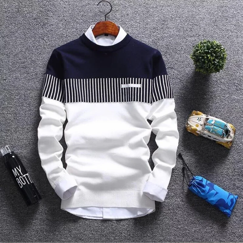 2019 Men Brand Autumn Fashion Casual Striped slim Fit Cotton Sweater Men O-Neck Warm 100% Cotton Knit Sweaters Pullovers 2XL
2019 Men Brand Autumn Fashion Casual Striped slim Fit Cotton Sweater Men O-Neck Warm 100% Cotton Knit Sweaters Pullovers 2XL