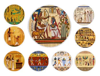 Free shipping Novelty Gift Egypt Fresco Culture Totem Icons Pattern Large Round Swim Pool Bath beach towel Blanket 150cm
Free shipping Novelty Gift Egypt Fresco Culture Totem Icons Pattern Large Round Swim Pool Bath beach towel Blanket 150cm