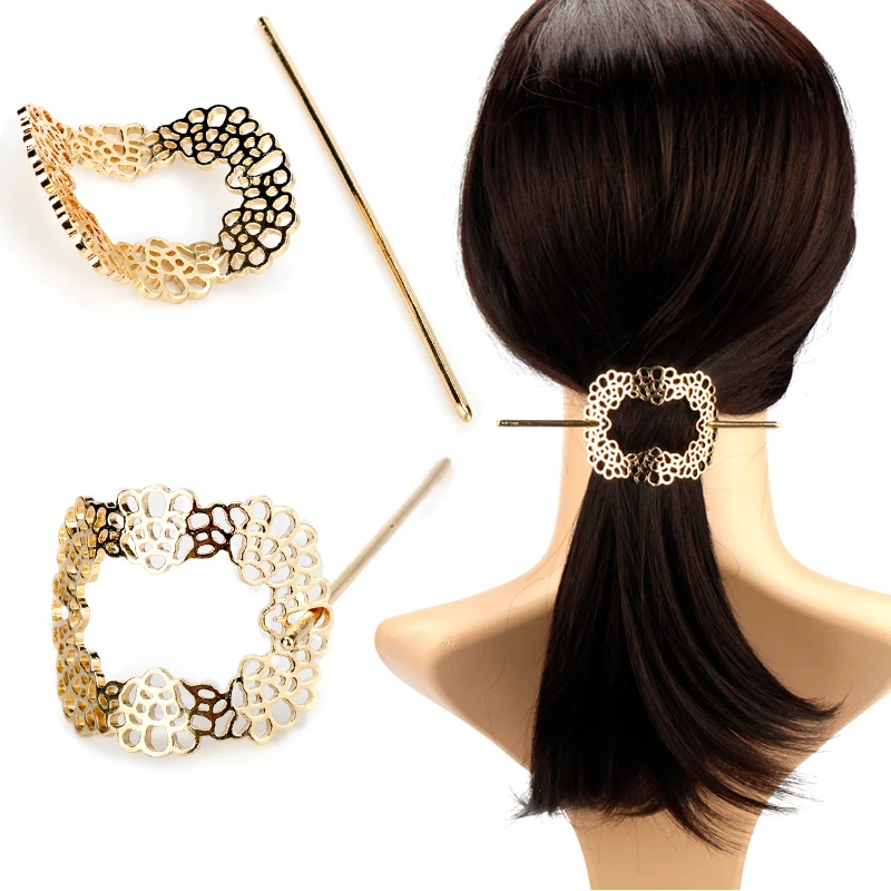 New Fashion Women Girls Jewelry Gold Color Metal Hair Clips Metal Hair Stick Slide Geometric Hairpins Holder Hair Accessories
New Fashion Women Girls Jewelry Gold Color Metal Hair Clips Metal Hair Stick Slide Geometric Hairpins Holder Hair Accessories