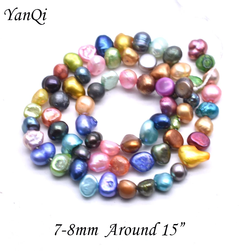 Fashion Natural Cultured Freshwater Pearl Beads 6-7mm 7-8mm Baroque AA Gread Mixed Pearl DIY Making Jewelry loose Pearl Beads
Fashion Natural Cultured Freshwater Pearl Beads 6-7mm 7-8mm Baroque AA Gread Mixed Pearl DIY Making Jewelry loose Pearl Beads