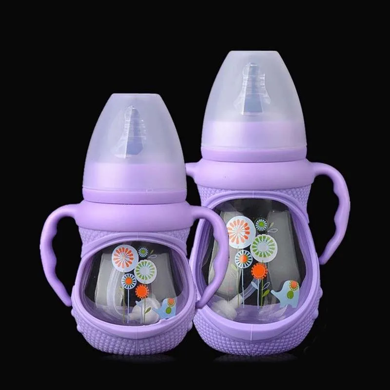 150/240ml Baby Glass Bottle Anti Colic Wide Neck With Detachable Handle Feeding Bottle For Newborn Infant Toddler BPA Free 8OZ
150/240ml Baby Glass Bottle Anti Colic Wide Neck With Detachable Handle Feeding Bottle For Newborn Infant Toddler BPA Free 8OZ