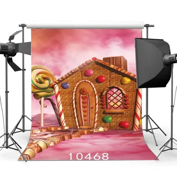 Photography Backdrops Candy Land Lillipops Pink Candy House Scene Seamless Newborn Baby Toddlers Birthday Portraits Background
Photography Backdrops Candy Land Lillipops Pink Candy House Scene Seamless Newborn Baby Toddlers Birthday Portraits Background