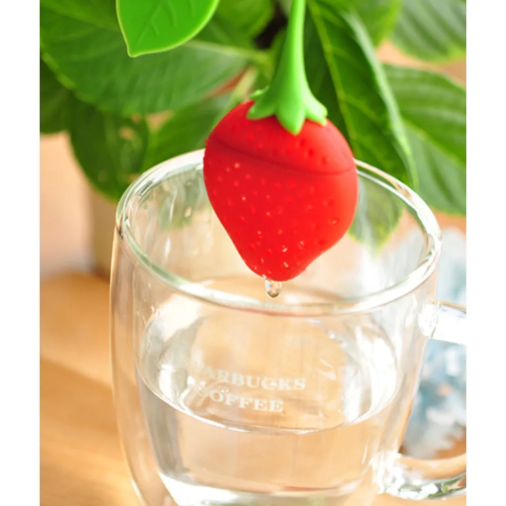 Hot Sale Silicone Strawberry Tea Infuser teabag kettle Loose Tea leaf Strainer ball holder Herbal Spice Filter Tea teapot tool
Hot Sale Silicone Strawberry Tea Infuser teabag kettle Loose Tea leaf Strainer ball holder Herbal Spice Filter Tea teapot tool