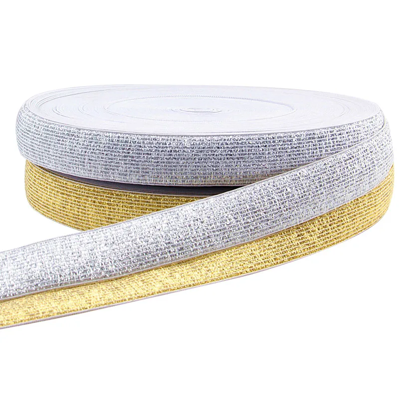 Black White Gold Silver Stripe High Elastic Bands 25mm-40mm Rope Rubber Band DIY Sewing Garment Home Textile Accessories 1M/2M
Black White Gold Silver Stripe High Elastic Bands 25mm-40mm Rope Rubber Band DIY Sewing Garment Home Textile Accessories 1M/2M