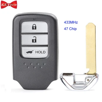 KEYECU for Honda CRV 2018 Smart Remote Control Car Key Fob 433MHz 47 Chip 72147-TLA-T110-M1 A2C98319100
KEYECU for Honda CRV 2018 Smart Remote Control Car Key Fob 433MHz 47 Chip 72147-TLA-T110-M1 A2C98319100