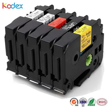 Kodex 12mm 5 pieces combo set compatible Brother TZe-231 TZe-631 TZe-131 TZe-431 TZe-335 for P-Touch label printer tape
Kodex 12mm 5 pieces combo set compatible Brother TZe-231 TZe-631 TZe-131 TZe-431 TZe-335 for P-Touch label printer tape
