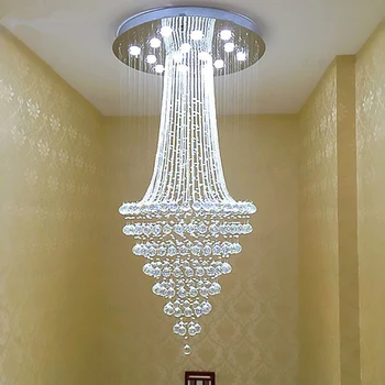 Crystal Chandelier Led Ceiling Light Fixture Modern Crystal Lustres Lighting Fixture Long K9 Crystals Ceiling Lamp For Stairs
Crystal Chandelier Led Ceiling Light Fixture Modern Crystal Lustres Lighting Fixture Long K9 Crystals Ceiling Lamp For Stairs