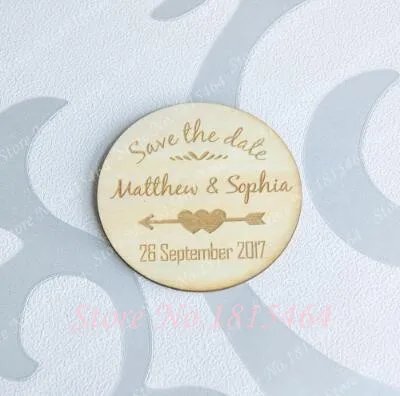 60pcs Custom Wedding Name Tags,Personalised Wood Save the Date Cards,Gift Thank you Tags,Wedding Party Rustic Favours Decoration
60pcs Custom Wedding Name Tags,Personalised Wood Save the Date Cards,Gift Thank you Tags,Wedding Party Rustic Favours Decoration