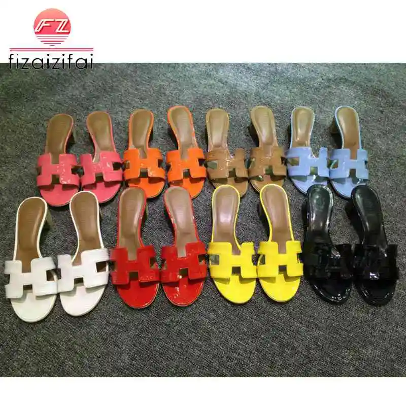 FizaiZifai 20 Colors Real Leather Fashion Simple Brand Sandals Club Daily Walking Slippers Flats Shoes Women Size 35-40
FizaiZifai 20 Colors Real Leather Fashion Simple Brand Sandals Club Daily Walking Slippers Flats Shoes Women Size 35-40