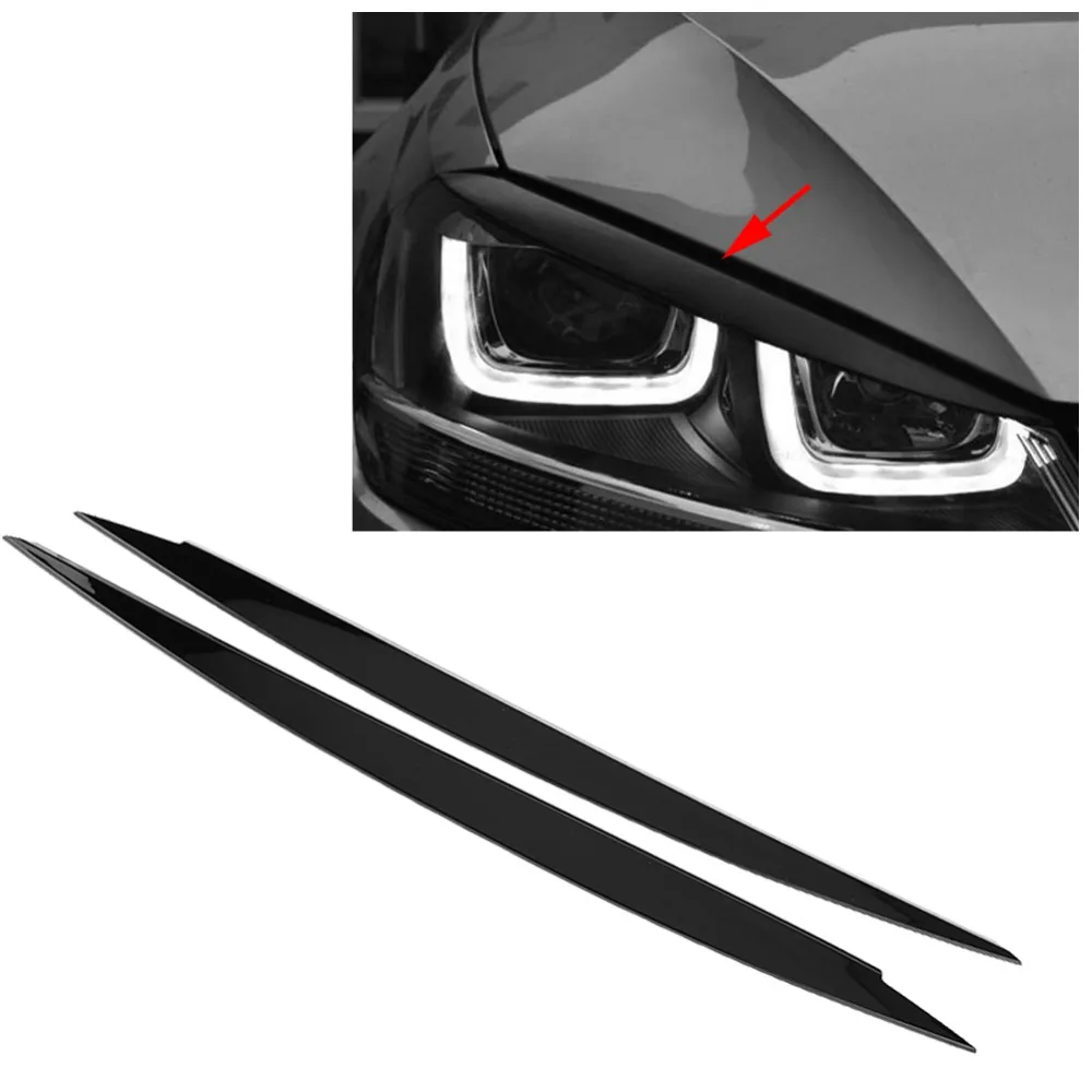 One Pair Headlight Eyebrow Eyelids Trim Cover for Volkswagen VW Golf 7 GTI 2013-2018 MK7 GTI R Rline Car Styling
One Pair Headlight Eyebrow Eyelids Trim Cover for Volkswagen VW Golf 7 GTI 2013-2018 MK7 GTI R Rline Car Styling