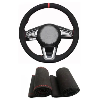 DIY braided suede heated steering wheel cover for Ford Fiesta MK5 MK6 for Golf 4 MK4 Jetta 5 6 for Nissan X-Trail T31 NV200
DIY braided suede heated steering wheel cover for Ford Fiesta MK5 MK6 for Golf 4 MK4 Jetta 5 6 for Nissan X-Trail T31 NV200