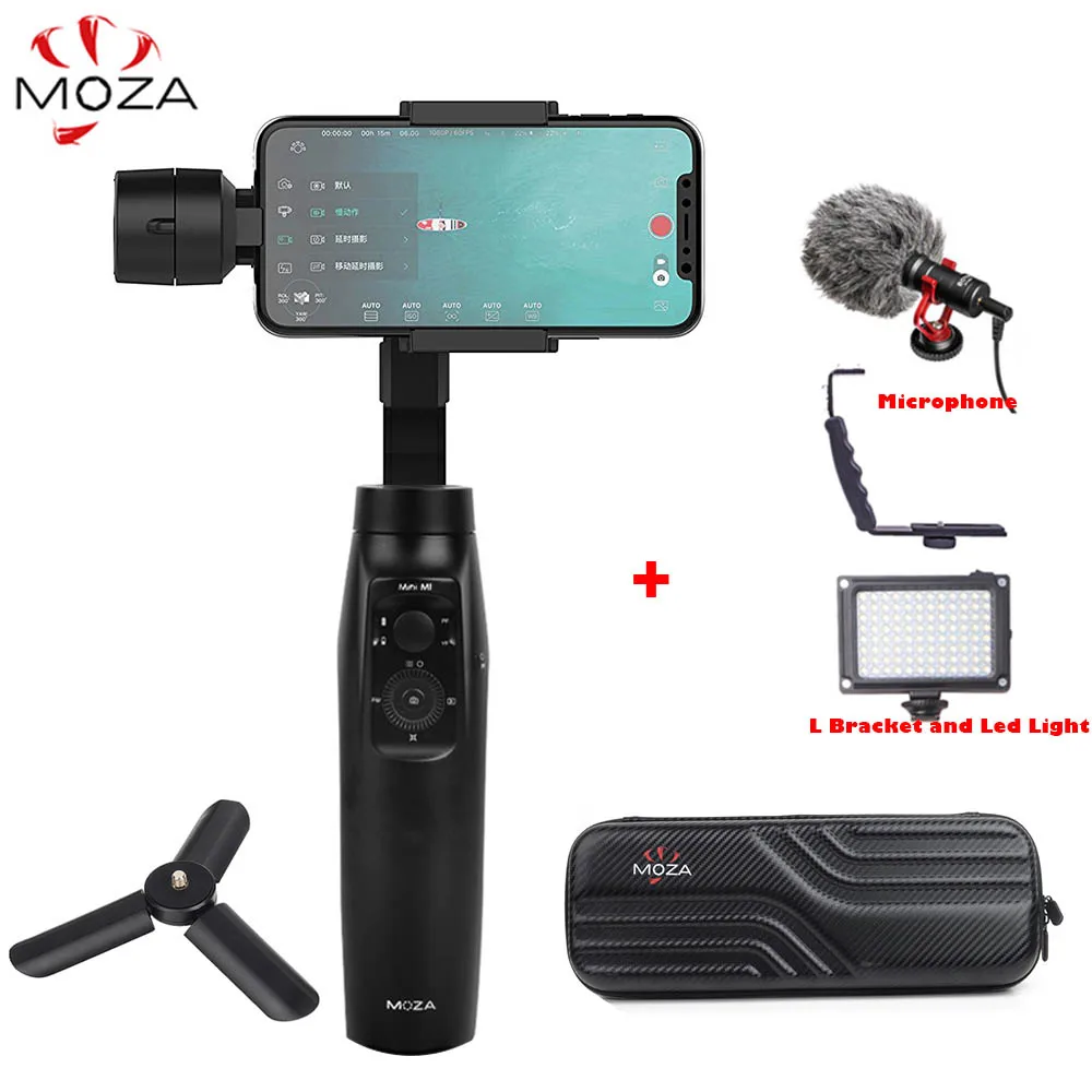 Moza Mini-Mi 3-Axis Brushless Handheld Smartphone Gimbal Stabizlier for iphone 6 7 8 X gopro hero PK Zhiyun Smooth 4 osmo 2
Moza Mini-Mi 3-Axis Brushless Handheld Smartphone Gimbal Stabizlier for iphone 6 7 8 X gopro hero PK Zhiyun Smooth 4 osmo 2