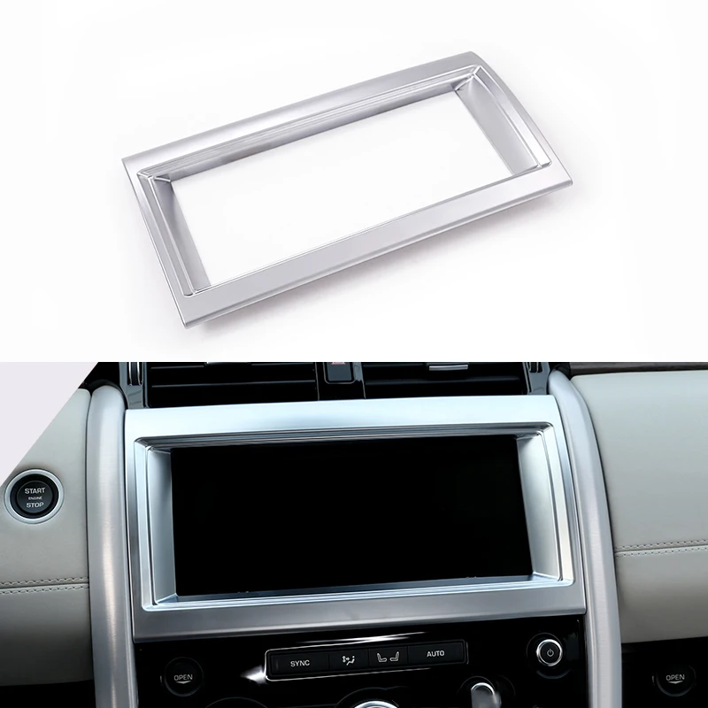 Chrome ABS car accessories interior Center GPS Navigator Instrutment Trim Frame Cover For Land Rover Discovery 5 2017-2018
Chrome ABS car accessories interior Center GPS Navigator Instrutment Trim Frame Cover For Land Rover Discovery 5 2017-2018