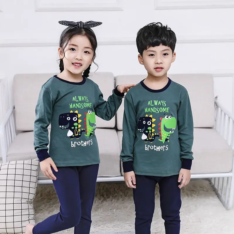 2019 Autumn Winter Children Pajamas Long Sleeve Cartoon Kids Sleepwear Cotton Pyjamas Girls Boy Pijamas Baby Girl Clothes Suit
2019 Autumn Winter Children Pajamas Long Sleeve Cartoon Kids Sleepwear Cotton Pyjamas Girls Boy Pijamas Baby Girl Clothes Suit