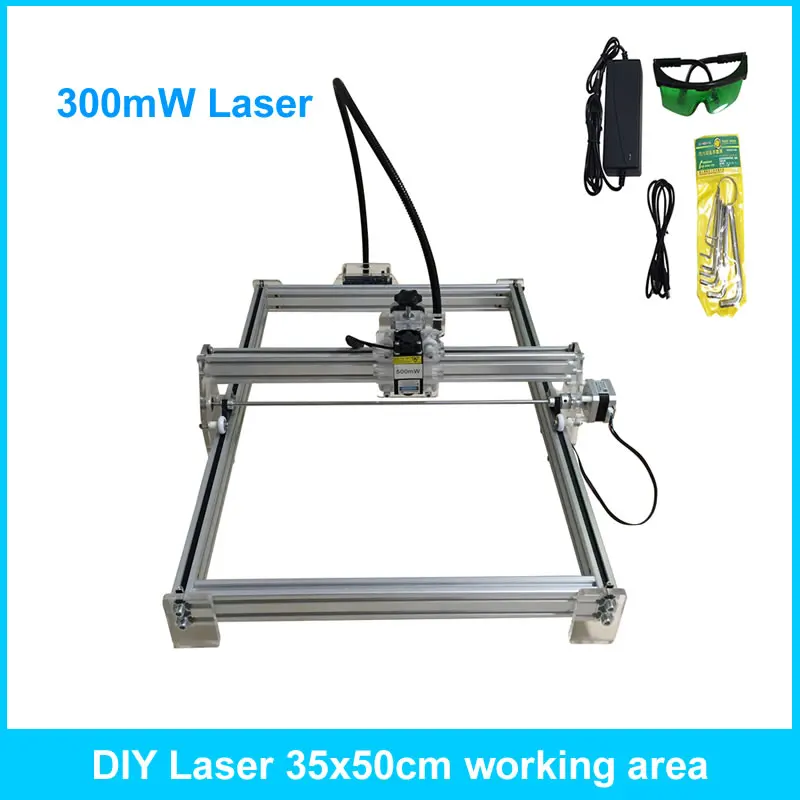 300mW Desktop DIY Laser Engraver Engraving Machine CNC Printer 35*50cm Working Area
300mW Desktop DIY Laser Engraver Engraving Machine CNC Printer 35*50cm Working Area